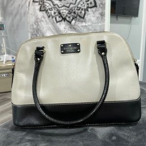 White/black Kate spade purse